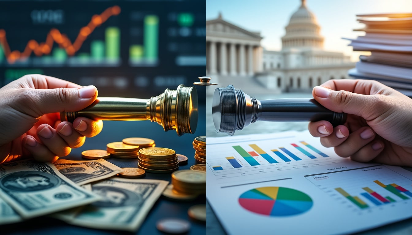 découvrez comment les politiques monétaire et budgétaire agissent comme deux leviers distincts pour réguler l'économie, leurs mécanismes, et leurs impacts sur la croissance et la stabilité financière.